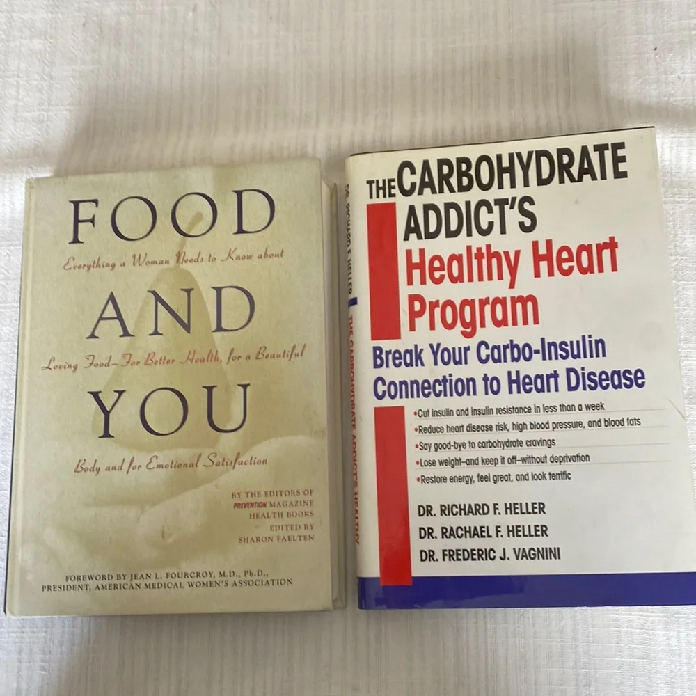 3/$22 - Two Healthy Food Hardcover Books